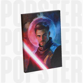 painting Le Guerrier des Etoiles
