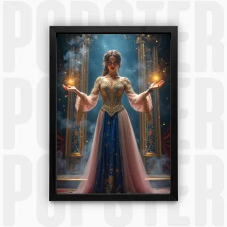 photo La magicienne du sort doré